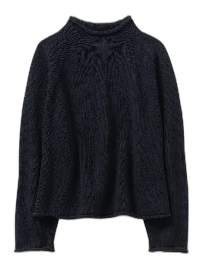 Toast Linen Mock Neck
